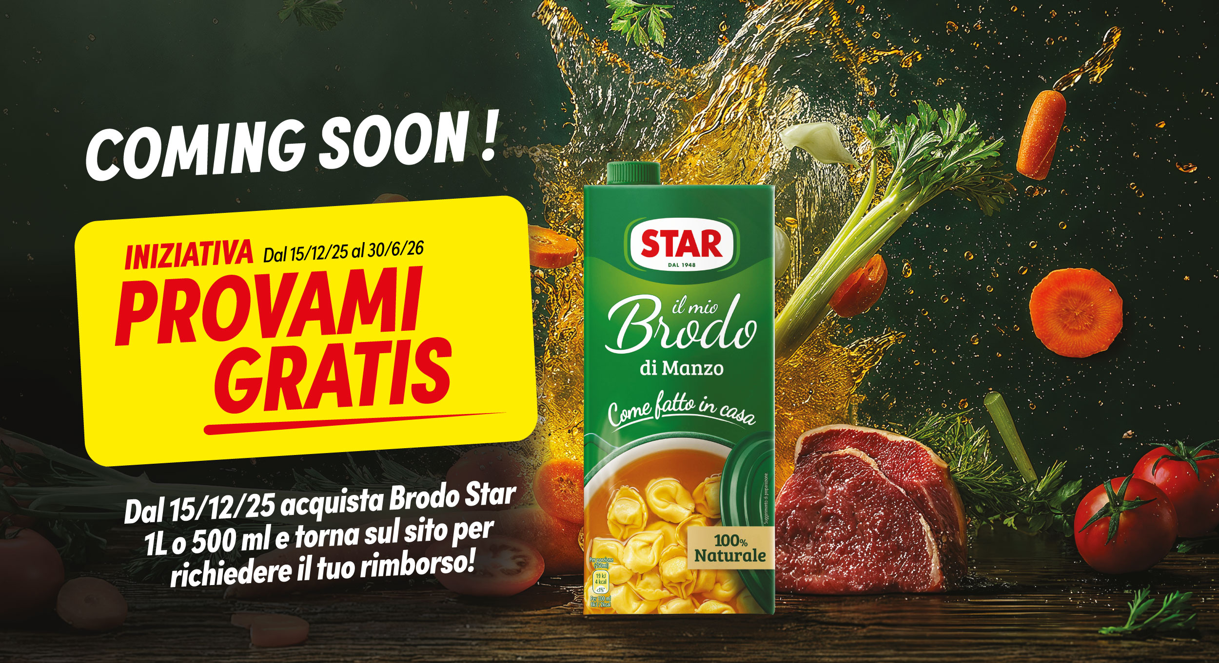 INIZIATIVA PROVA GRATIS IL MIO BRODO STAR