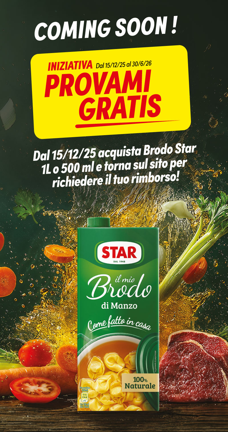 INIZIATIVA PROVA GRATIS IL MIO BRODO STAR
