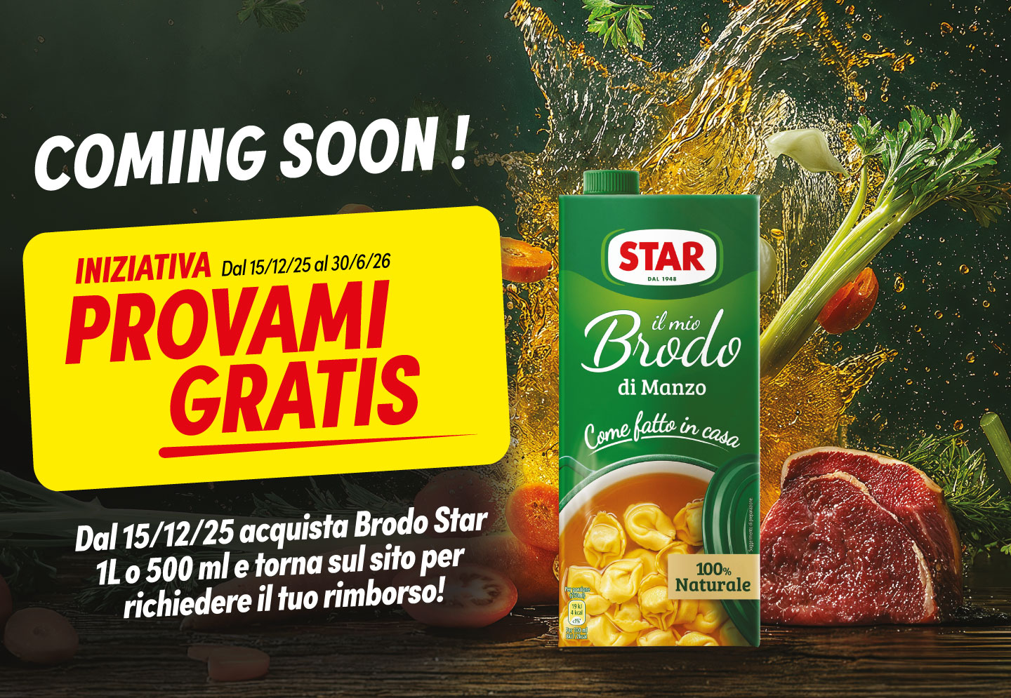 INIZIATIVA PROVA GRATIS IL MIO BRODO STAR